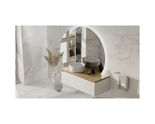 Заказать Тумба белый матовый 120,2 см Jorno Solis Sol.01.120/P/W в магазине сантехники Santeh-Crystal.ru