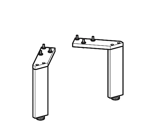 Заказать Комплект ножек 2 шт Geberit Smyle Square 500.367.00.1 в магазине сантехники Santeh-Crystal.ru