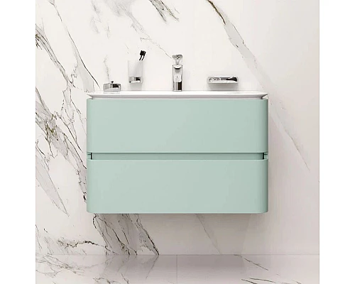 Купить Тумба мятный глянец 80 см Am.Pm Sensation M30FHX0802GG в магазине сантехники Santeh-Crystal.ru