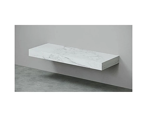 Приобрести Столешница белый мрамор 140 см без отверстий Velvex Unique Unit st.UNI.140-630 в магазине сантехники Santeh-Crystal.ru
