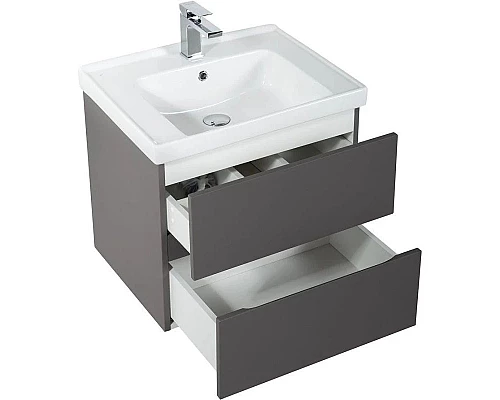 Приобрести Тумба смоки софт 57 см Art&Max Techno AM-Techno-600-2C-SO-ZB815 в магазине сантехники Santeh-Crystal.ru