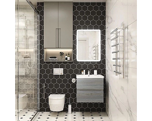 Купить Тумба сосна 67 см Art&Max Techno AM-Techno-700-2C-SO-LW635 в магазине сантехники Santeh-Crystal.ru