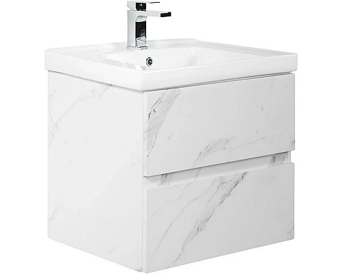 Купить Тумба монти мрамор 67 см Art&Max Techno AM-Techno-700-2C-SO-MR960 в магазине сантехники Santeh-Crystal.ru