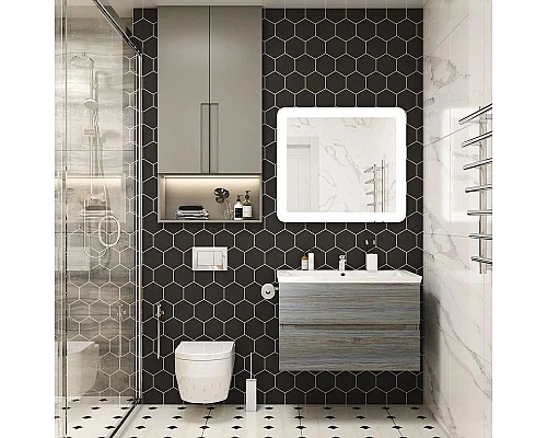 Заказать Тумба сосна 87 см Art&Max Techno AM-Techno-900-2C-SO-LW635 в магазине сантехники Santeh-Crystal.ru