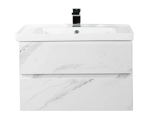 Приобрести Тумба монти мрамор 87 см Art&Max Techno AM-Techno-900-2C-SO-MR960 в магазине сантехники Santeh-Crystal.ru