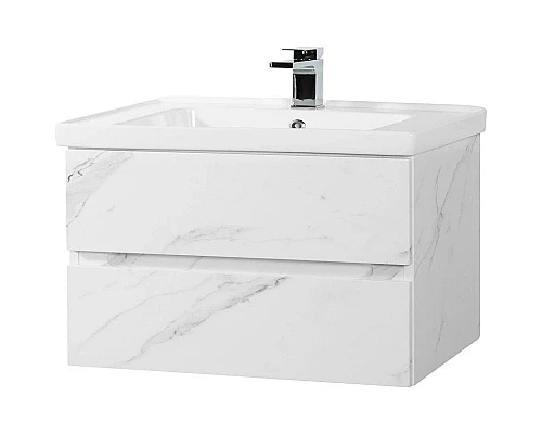 Приобрести Тумба монти мрамор 87 см Art&Max Techno AM-Techno-900-2C-SO-MR960 в магазине сантехники Santeh-Crystal.ru