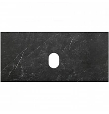 Столешница 100 см Marmo Nero Opaco Belbagno KEP-100-MNO-W0