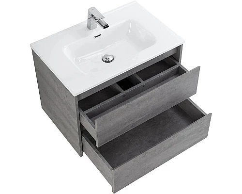 Купить Тумба Cemento Grigio 60 см BelBagno Kraft KRAFT-600-2C-SO-CG в магазине сантехники Santeh-Crystal.ru