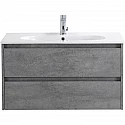 Тумба Cemento Grigio 80 см BelBagno Kraft KRAFT-800-2C-SO-CG Тумба Cemento Grigio 80 см BelBagno Kraft KRAFT-800-2C-SO-CG