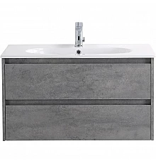 Тумба Cemento Grigio 80 см BelBagno Kraft KRAFT-800-2C-SO-CG