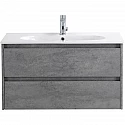 Тумба Cemento Grigio 90 см BelBagno Kraft KRAFT-900-2C-SO-CG Тумба Cemento Grigio 90 см BelBagno Kraft KRAFT-900-2C-SO-CG