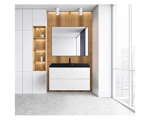 Заказать Тумба Bianco Opaco 89,6 см BelBagno Vittoria VITTORIA-900-2C-SO-BO-P в магазине сантехники Santeh-Crystal.ru