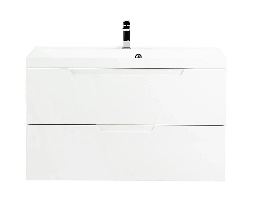 Заказать Тумба Bianco Lucido 99,6 см BelBagno Vittoria VITTORIA-1000-2C-SO-BL-P в магазине сантехники Santeh-Crystal.ru