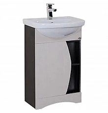 Тумба с раковиной венге луизиана/бодега 52 см Onika Дуэт 105201 + 1.3120.1.S00.11B.0