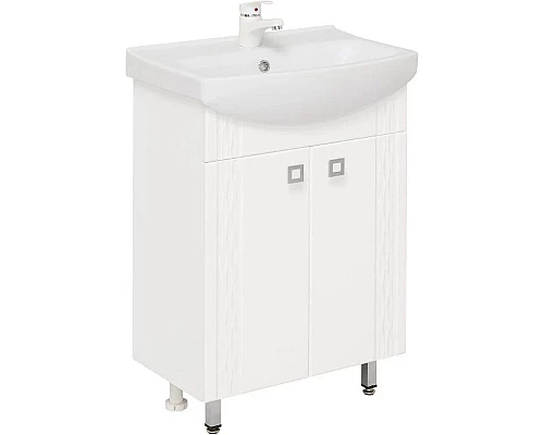 Купить Комплект мебели белый глянец 50 см Onika Лига 105030 + 1WH501701 + 205202 в магазине сантехники Santeh-Crystal.ru