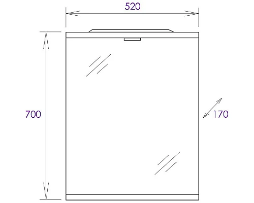 Заказать Комплект мебели белый глянец 50 см Onika Айленд 105021 + 4630055557578 + 205206 в магазине сантехники Santeh-Crystal.ru