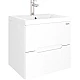 Заказать Комплект мебели белый глянец 50 см Onika Айленд 105021 + 4630055557578 + 205206 в магазине сантехники Santeh-Crystal.ru