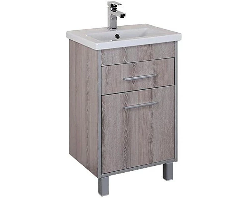 Заказать Тумба с раковиной ясень таормина 50 см Onika Натали 105016 + 4630055557578 в магазине сантехники Santeh-Crystal.ru