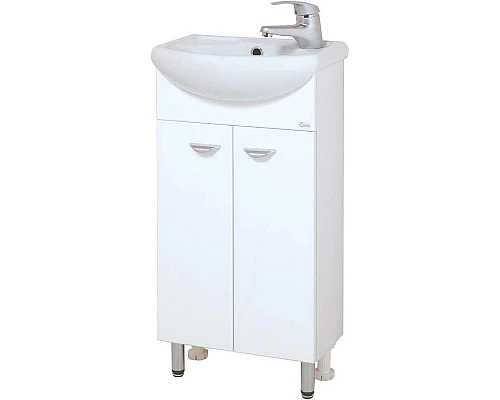 Заказать Комплект мебели белый глянец 41 см Onika Азов 104001 + 1WH110254 + 205012 в магазине сантехники Santeh-Crystal.ru