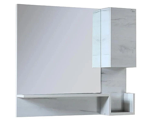 Купить Комплект мебели дуб крафт белый 81 см Onika Санторини 108043 + 4640021065198 + 208089 в магазине сантехники Santeh-Crystal.ru