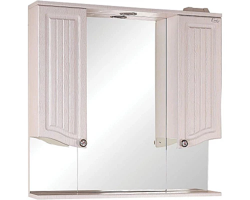 Приобрести Комплект мебели белое дерево 81 см Onika Арно 108035 + 4620008198941 + 208085 в магазине сантехники Santeh-Crystal.ru