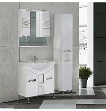 Комплект мебели белый глянец 79,5 см Onika Флорена 108021 + UM-ERI80/1 + 207802