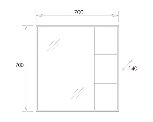Приобрести Комплект мебели дуб сонома/белый матовый 71 см Onika Тимбер 107056 + 4620008197746 + 207045 в магазине сантехники Santeh-Crystal.ru