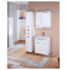 Комплект мебели белый глянец 71,5 см Onika Балтика 107026 + 1WH207776 + 206701