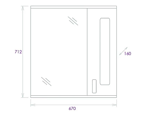 Приобрести Комплект мебели белый глянец 66 см Onika Кристалл 106545 + 1WH109651 + 206706 в магазине сантехники Santeh-Crystal.ru