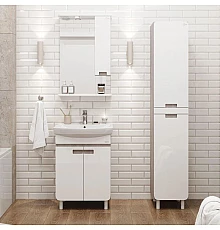 Комплект мебели белый глянец/кастелло 60,5 см Onika Харпер 106143 + UM-CAR60/1 + 205849