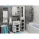 Заказать Комплект мебели белый глянец 60,5 см Onika Кристалл 106123 + 1WH109652 + 205818 в магазине сантехники Santeh-Crystal.ru
