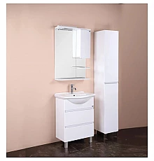 Комплект мебели белый глянец 61,5 см Onika Элита 106120 + 1.3120.3.S00.11B.0 + 206020