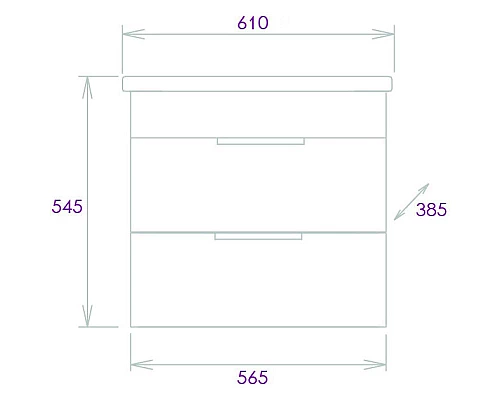 Купить Комплект мебели дуб галифакс 61 см Onika Легран 106117 + 4640021060773 + 206071 в магазине сантехники Santeh-Crystal.ru
