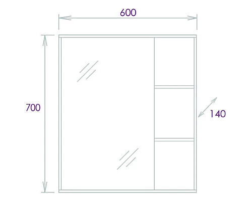 Купить Комплект мебели дуб сонома/серый матовый 61 см Onika Тимбер 106116 + 4640021060773 + 206070 в магазине сантехники Santeh-Crystal.ru