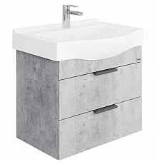 Тумба с раковиной бетон чикаго 65 см Onika Девис 106546 + 1WH302501
