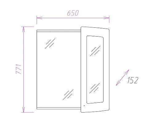 Заказать Комплект мебели белый глянец 66 см Onika Валенсия 106535 + 1WH109651 + 206532 в магазине сантехники Santeh-Crystal.ru