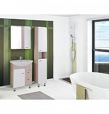 Комплект мебели белый глянец/ясень шимо 61,5 см Onika Стиль 106032 + 1.3120.3.S00.11B.0 + 205833