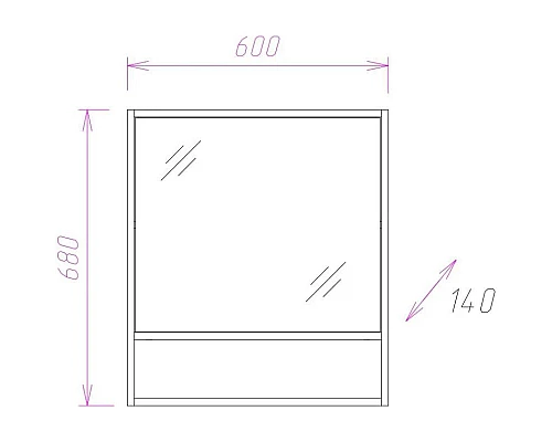 Приобрести Комплект мебели ясень таормина 61 см Onika Натали 106001 + 4640021060773 + 206061 в магазине сантехники Santeh-Crystal.ru
