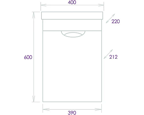 Купить Тумба с раковиной белый глянец 40 см Onika Комо 104005 + UM-COM40/1 в магазине сантехники Santeh-Crystal.ru