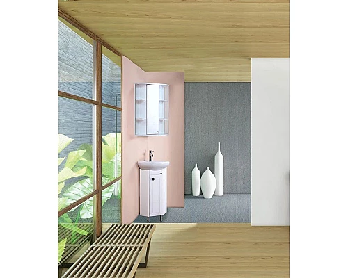 Заказать Тумба с раковиной белый глянец 33х33 см Onika Малютка 103301 + 1.3130.9.S00.10B.0 в магазине сантехники Santeh-Crystal.ru