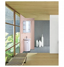 Комплект мебели белый глянец 33х33 см Onika Малютка 103301 + 1.3130.9.S00.10B.0 + 303501