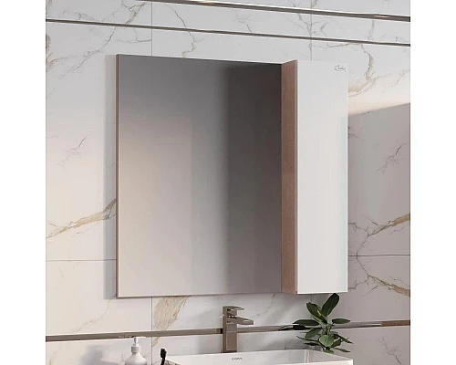 Заказать Комплект мебели светлый камень/белый глянец 80 см Onika Алеста 108054 + 680001 + 4640021064269 + 208095 в магазине сантехники Santeh-Crystal.ru