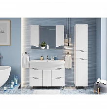 Комплект мебели белый глянец 106,5 см Onika Веронэлла 110508 + 4620008197340 + 210506