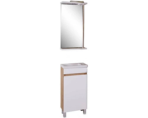 Заказать Комплект мебели белый/дуб золотой 40 см ASB-Mebel Марко в магазине сантехники Santeh-Crystal.ru