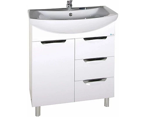 Приобрести Комплект мебели белый 71,5 см ASB-Mebel Мессина в магазине сантехники Santeh-Crystal.ru