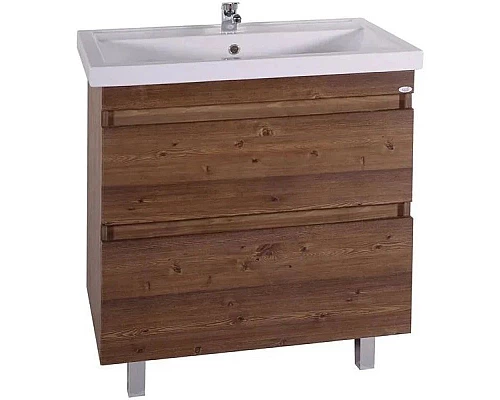 Купить Комплект мебели светлый орех 81 см ASB-Mebel Коста в магазине сантехники Santeh-Crystal.ru