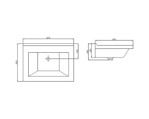 Приобрести Комплект мебели белый 60,5 см ASB-Mebel Миранда в магазине сантехники Santeh-Crystal.ru