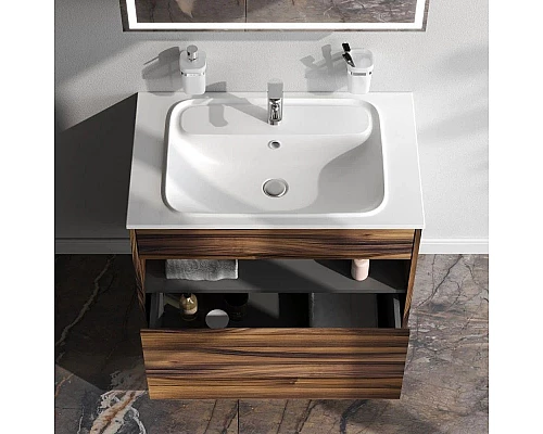 Заказать Тумба темное дерево 80 см Am.Pm Func M8FFUX0801OF в магазине сантехники Santeh-Crystal.ru