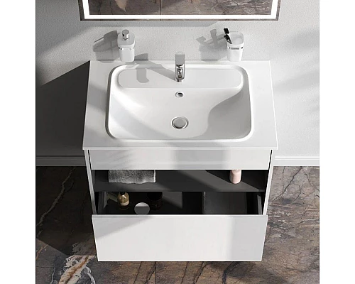 Заказать Тумба белый глянец 80 см Am.Pm Func M8FFUX0801WG в магазине сантехники Santeh-Crystal.ru