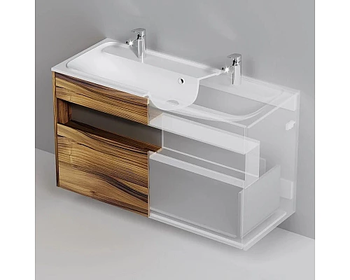 Купить Тумба темное дерево 120 см Am.Pm Func M8FFUX1201OF в магазине сантехники Santeh-Crystal.ru